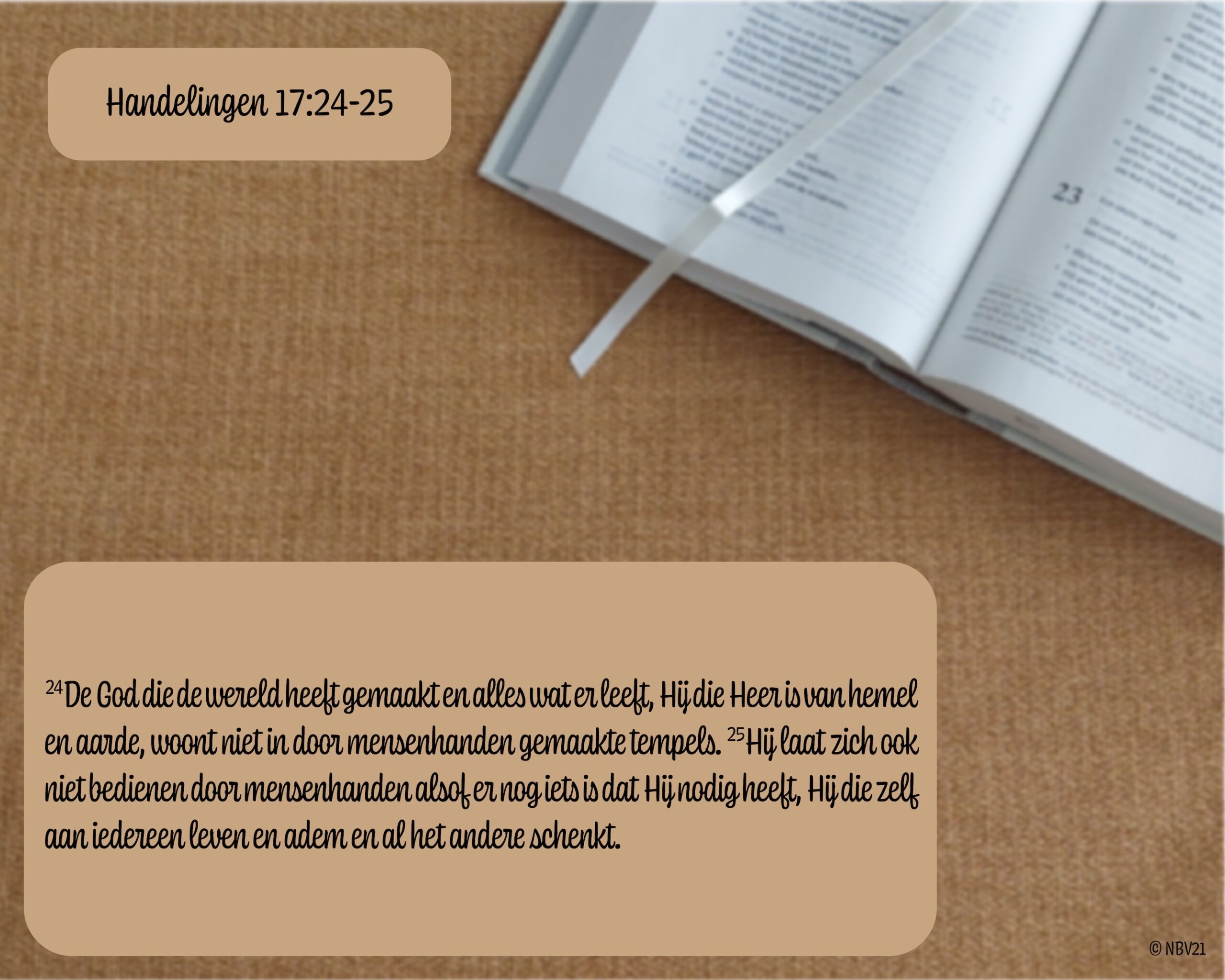 Overdenking van de week