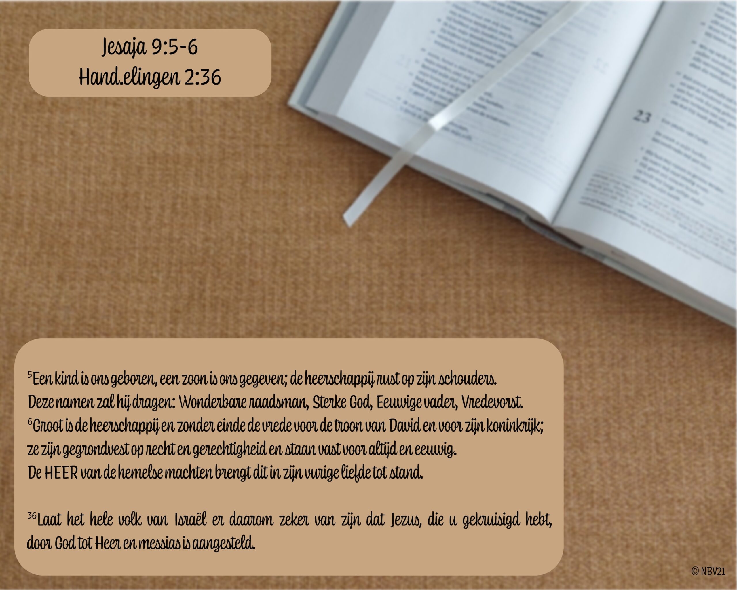 Overdenking van de week