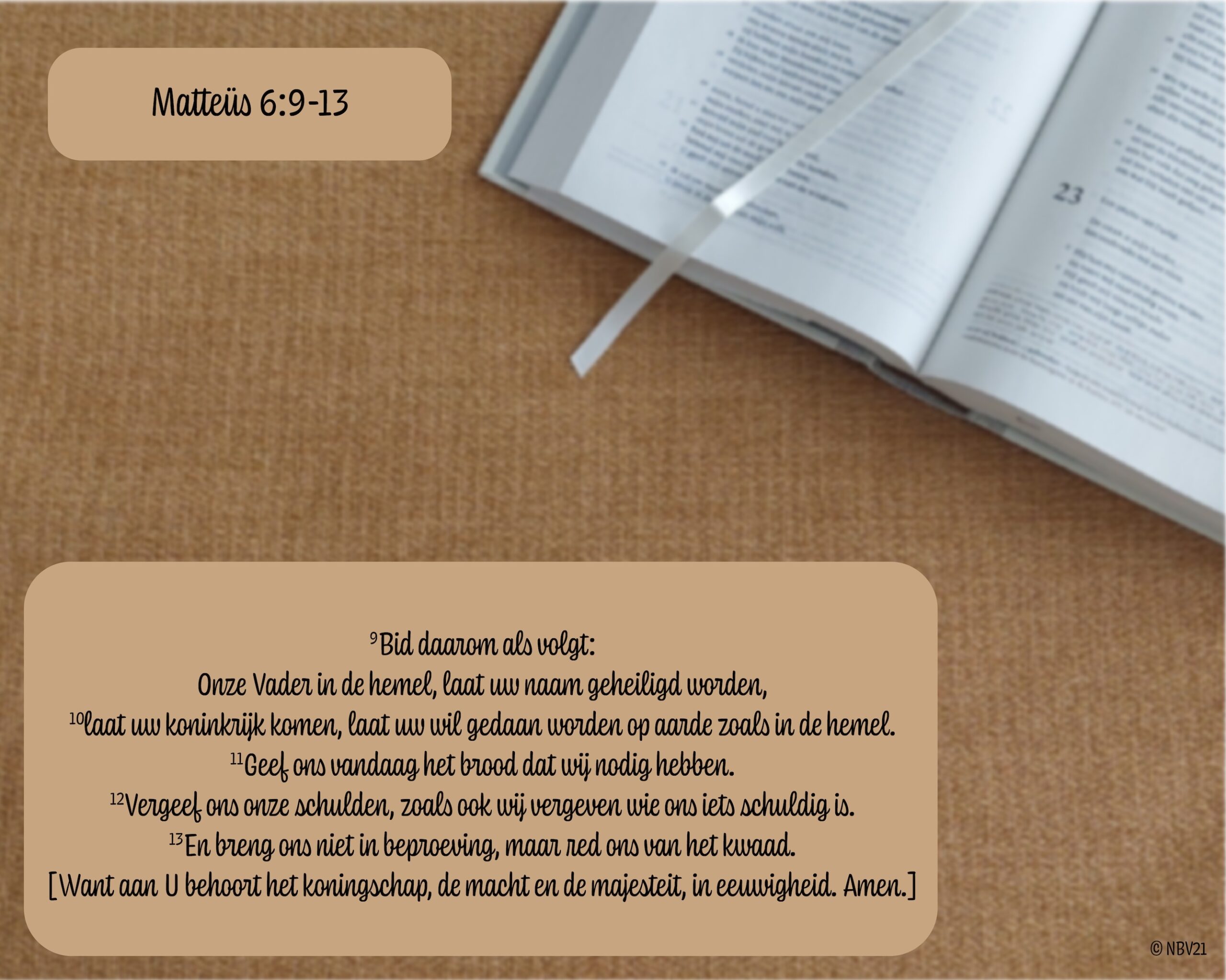 Overdenking van de week